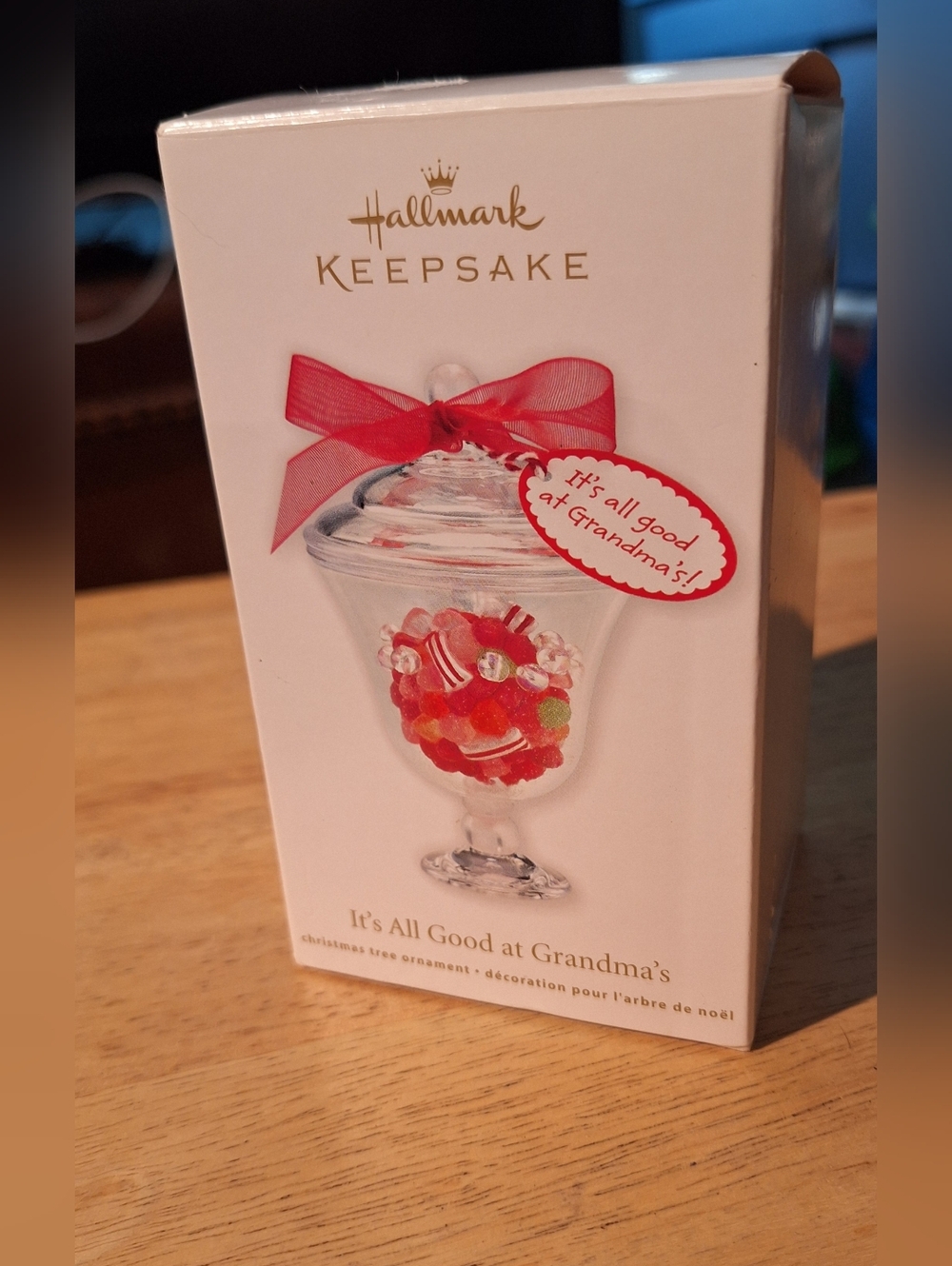 Hallmark 2011 " It's All Good At Grandma's" Christmas Ornament